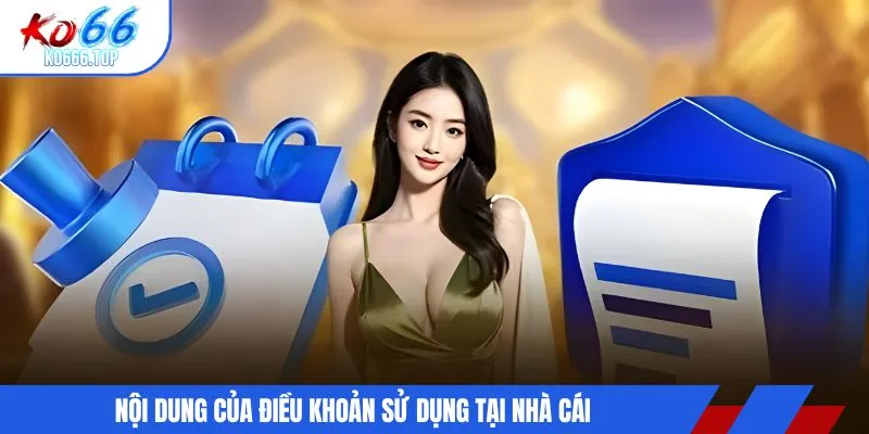 Nội dung của điều khoản sử dụng tại nhà cái