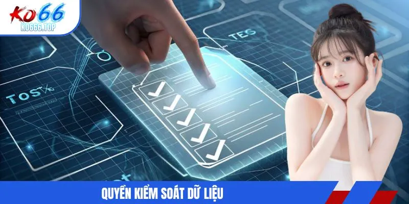 Quyền kiểm soát dữ liệu